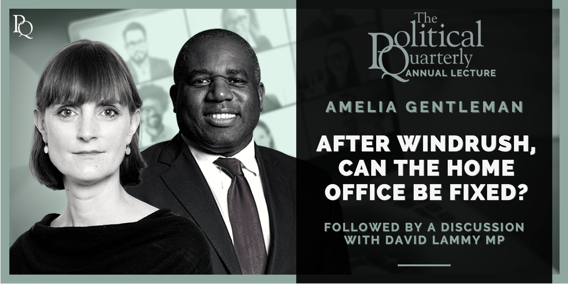 'After Windrush, can the Home Office be Fixed?' Amelia Gentleman + guests