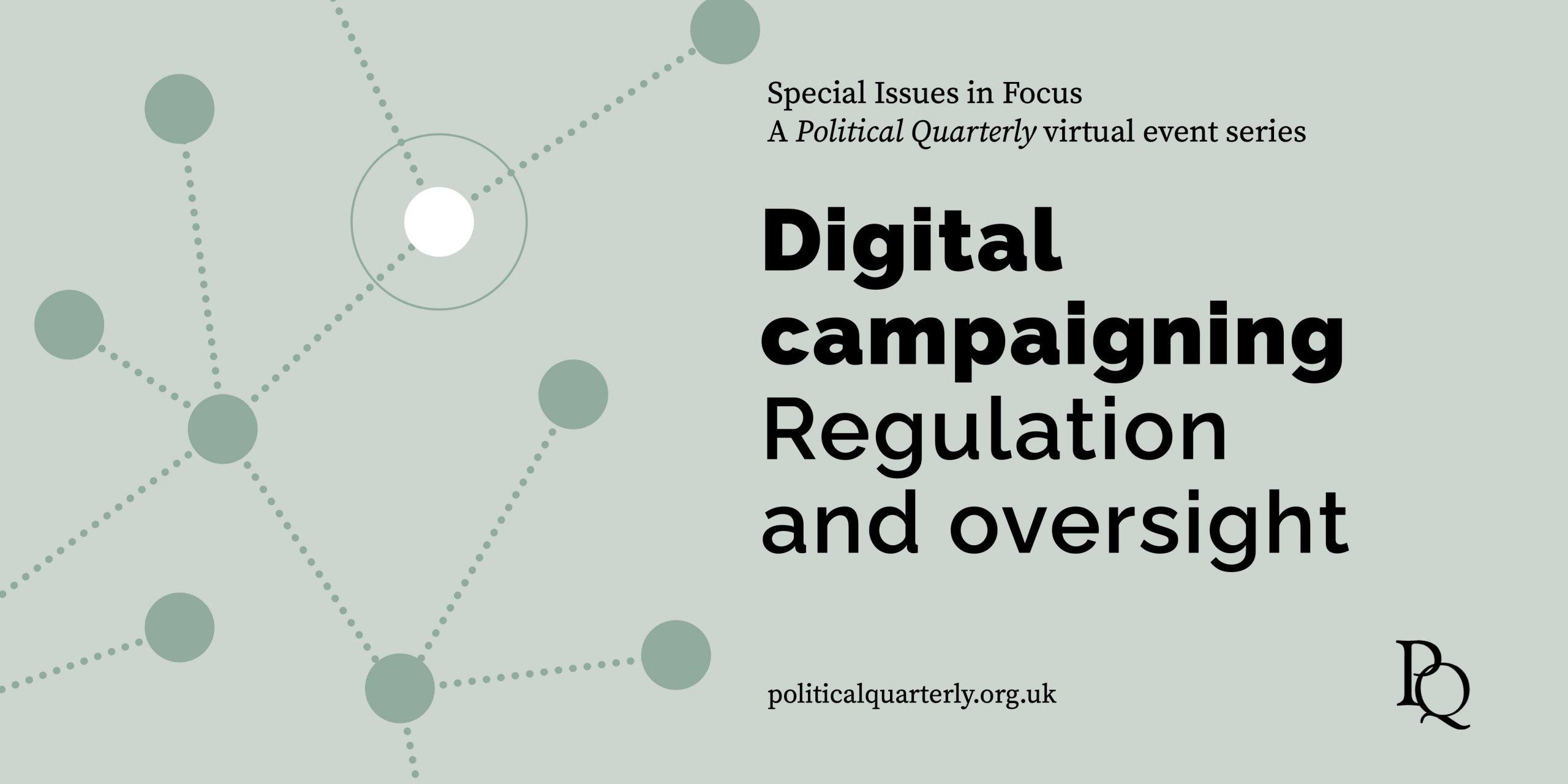 Digital campaigning: Regulation and oversight